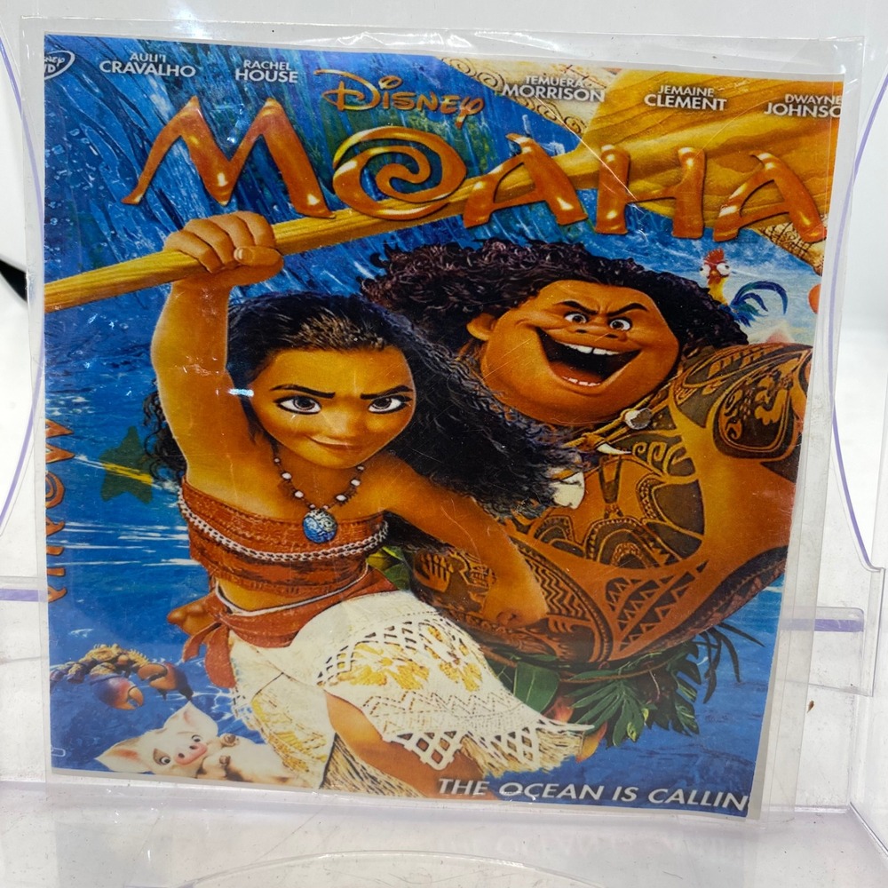 Disney Moana DVD Animated Kids Family Movie Dwayne Johnson‎ Auli'i Cravalho